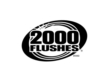 2000 Flushes Black Logo