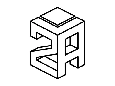 2A 3D Line Logo