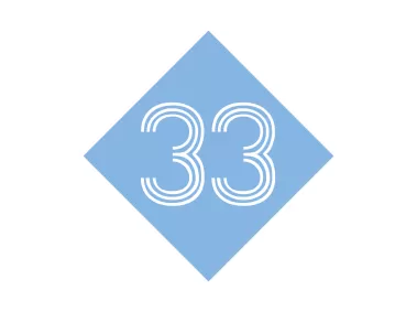 33 Blue Logo