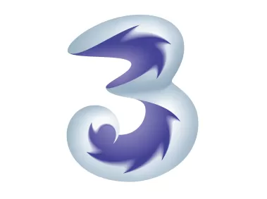 3D 3 Number Logo