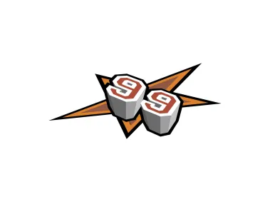 3D 99 Number Logo