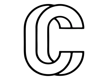 3D C Letter Logo Template