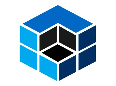 3D Cube Shape Logo Template