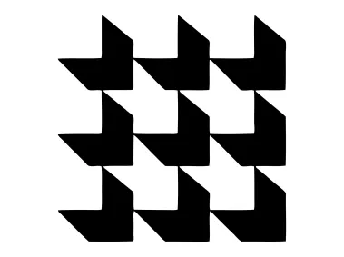 3D Square Dotted Shape Logo Template