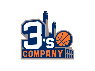 3's Company Basketball Logo