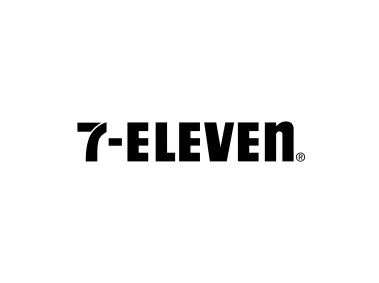 7 Eleven Black Logo