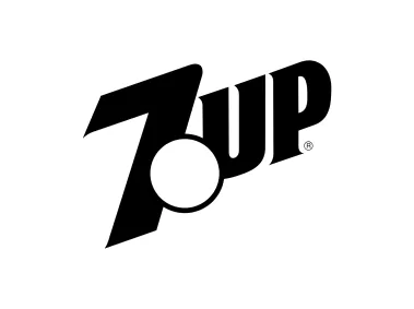 7Up Black Logo