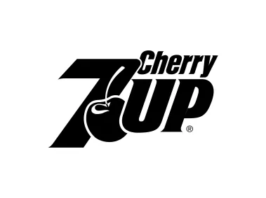 7Up Cherry Black Logo