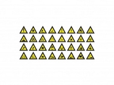 Caution and Warning Signs Yellow Vector