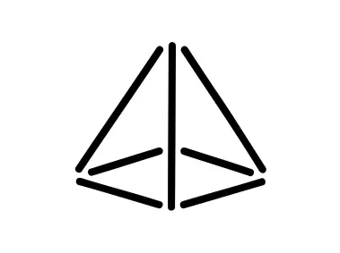 A Letter Pyramid Logo Template