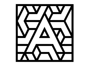 A Letter Tile Logo Template