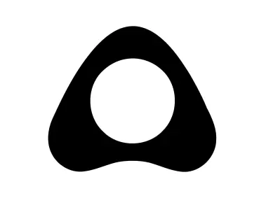 Circle A Letter Shape Logo Template