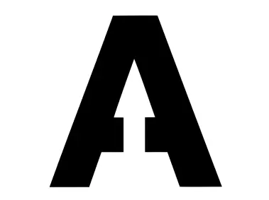A Letter with Up Arrow Logo Template