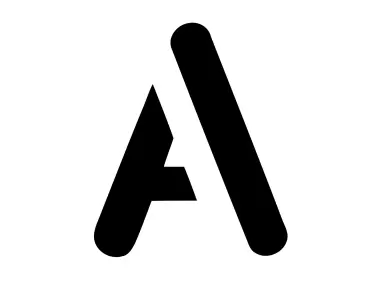 A Letter Rounded Logo Template