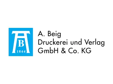 A.Beig Druckerei und Verlag Logo