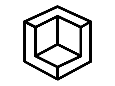 Abstract 3D Cube Shape Design Logo Template