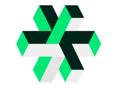 Abstract 3D Geometric Shape Design Logo Template