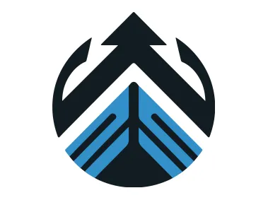 Abstract Arrow Shape Logo Template