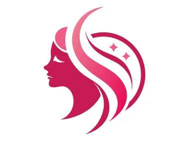 Abstract Beauty Woman Face Logo Template