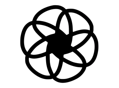 Abstract Circle Flower Logo Template