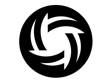 Abstract Circle Vortex Logo