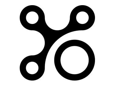 Abstract Connection Chain Shape Logo Template