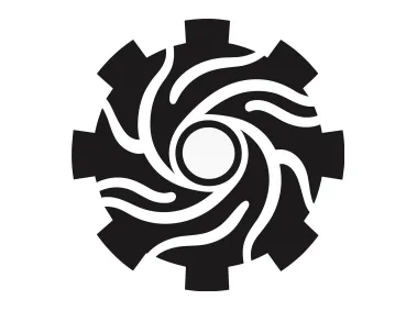 Abstract Gear Logo Template