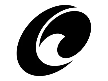 Abstract Geometric Black Shape Design Logo Template