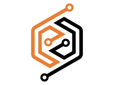 Abstract Geometric Connection Logo Template