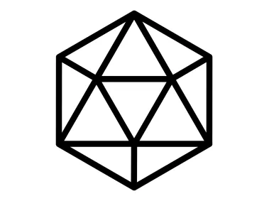 Abstract Geometric Prismatic Linear Shape Logo Template