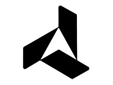 Abstract Geometric Shape with Arrow Logo Template