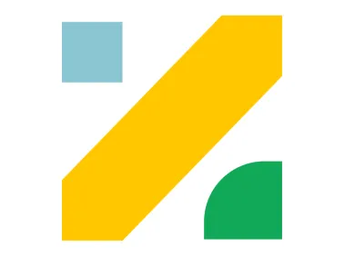 Abstract Geometric Colored Shape Logo Template