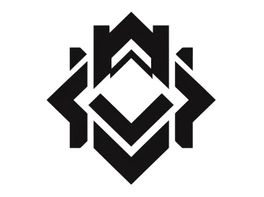 Abstract V Geometric Shape Logo Template