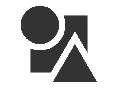 Abstract Geometric Shapes Triangle Circle Square Logo Template