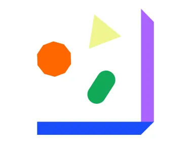 Abstract Geometric Shapes Logo Template