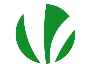 Abstract Green Circle Pieces Logo Template