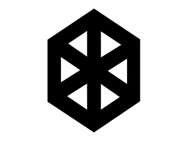 Abstract Hexagon Shape Design Logo Template