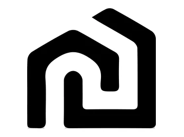 Abstract Home Shape Logo Template