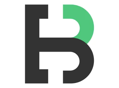 Abstract Letter B Shape Logo Template