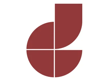 Abstract Letter D Shape Logo Template