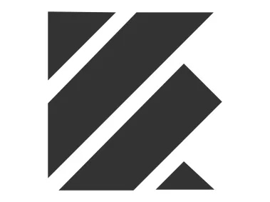 Abstract Letter K Shape Logo Template