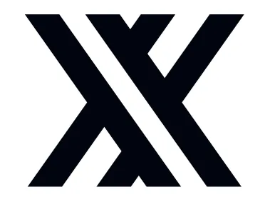 Abstract Letter X Shape Logo Template