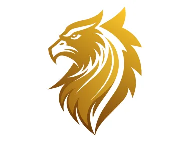 Golden Eagle Haw Falcon Logo Template