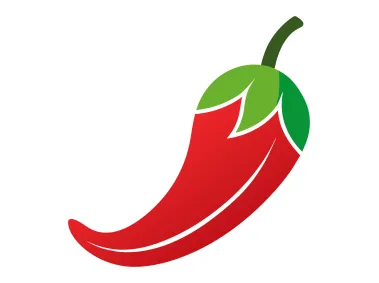SVG Hot Chili Pepper Logo Template