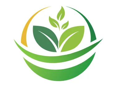 Organic Green Leaf Logo Template