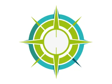 Abstract Compass Logo Template