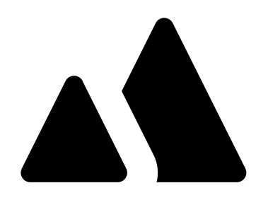 Abstract M Letter Shape Logo Template