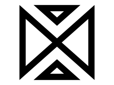 Abstract Mutual Arrows Shape Logo Template