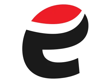 Abstract Rounded Letter E Logo Template