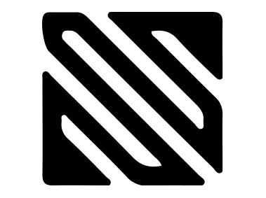 Abstract S Shape Square Logo Template